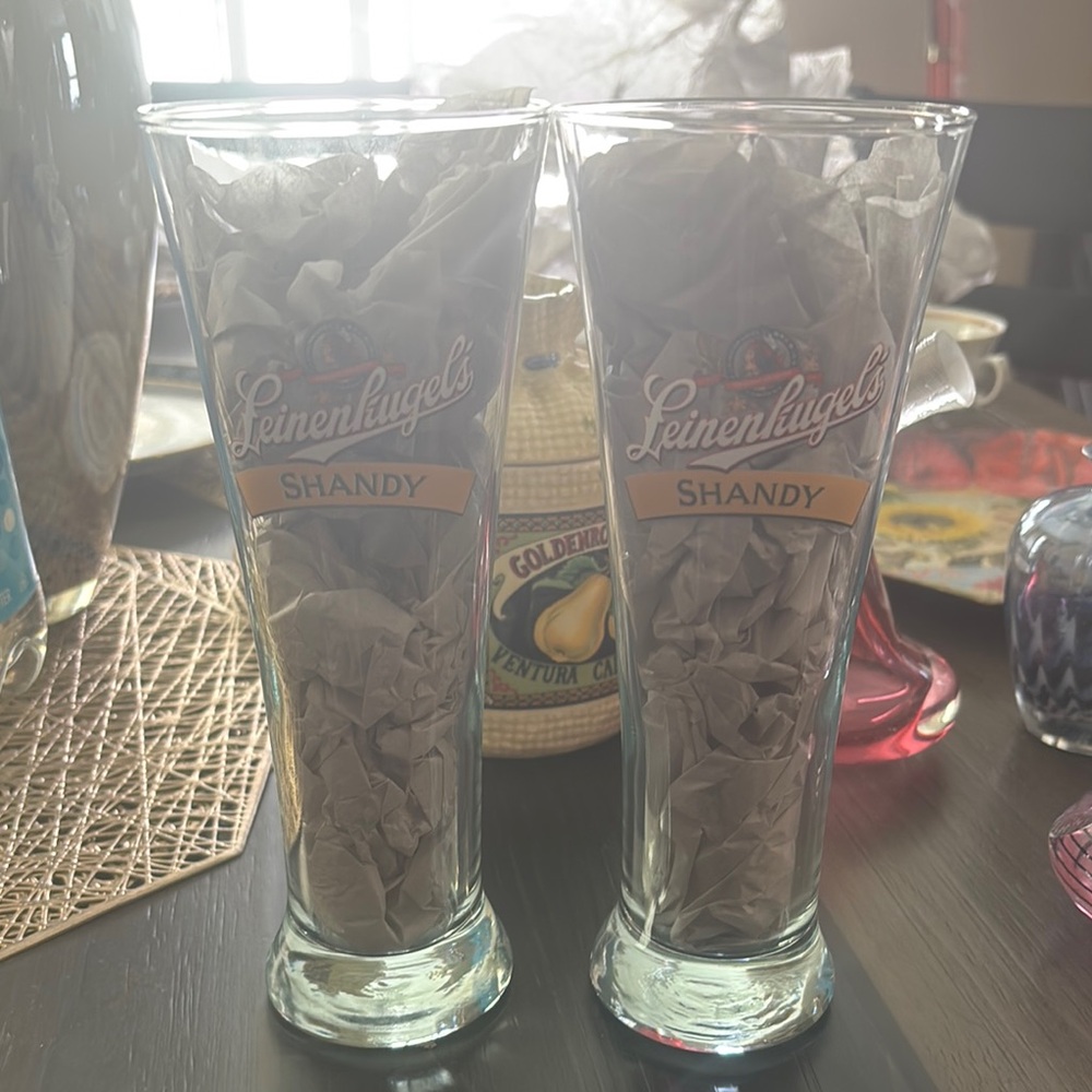 Leinenkugel's Shandy Beer Glass Pair